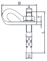 Climbing Anchor Hanger Drawing Climbing Anchor Hanger Drawing