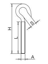US Type Wire Rope Clip Drawing
