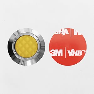 Self Adhesive Tactile Indicator Rubber Insert Yellow 35mm