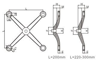 Spider With 4 Arms Drawing