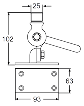 Adjustable Antenna Base Drawing