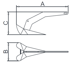 Delta Anchor Drawing