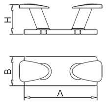 Mast Cleat Drawing