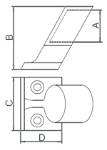 Straight Round Base Drawing Straight Round Base Drawing