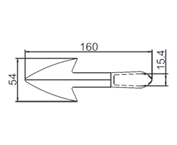 Harpoon Head D Drawing