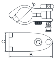 Jaw Slide with Removable Pin Drawing Jaw Slide with Removable Pin Drawing