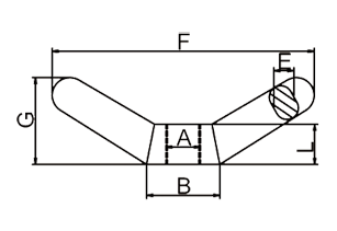 Toggle Nut Drawing