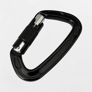 D Shaped Climbing Carabiner Auto Lock