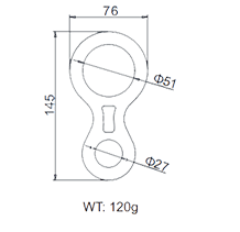 8-Shaped Rope Descent Ring Drawing