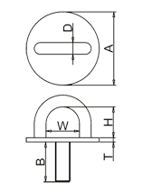 Round Eye Plate With Thread Drawing