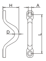 Wire Eye Strap Drawing