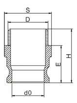 Male Adapter Drawing