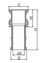 Shank Adapter Drawing Shank Adapter Drawing