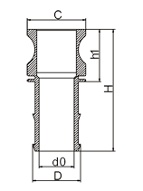 ホースシャンクアダプター図面