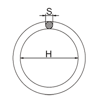 Welded Round Ring Drawing