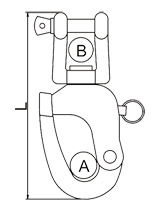 Swivel Snap Shackle With Jaw Drawing Swivel Snap Shackle With Jaw Drawing