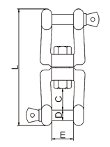 スイベルフォーク＆フォーク図面