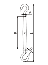 Pipe Turnbuckle Hook And Hook Drawing Pipe Turnbuckle Hook And Hook Drawing