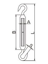 Turnbuckle Hook And Hook Drawing Turnbuckle Hook And Hook Drawing