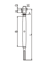 Pipe Turnbuckle With Fork And Terminal Drawing
