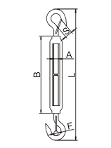 Trunbuckle With Stopper Drawing