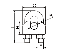 Wire Rope Clip Drawing Wire Rope Clip Drawing