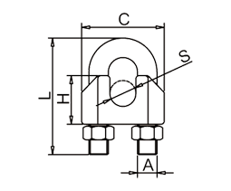 Wire Rope Clip Drawing