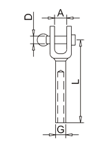 Fork Terminal Drawing Fork Terminal Drawing