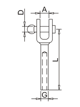 Fork Terminal Drawing