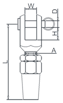 ロックターミナルフォーク図面 ロックターミナルフォーク図面