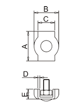Simplex Wire Rope Clip Drawing Simplex Wire Rope Clip Drawing