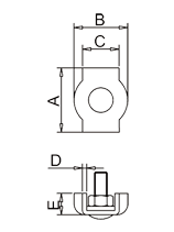 Simplex Wire Rope Clip Drawing