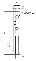 Terminal with Screws Drawing Terminal with Screws Drawing