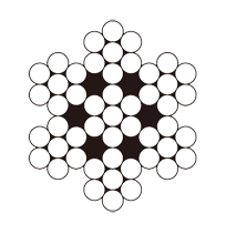 ワイヤーロープ 7x7図面