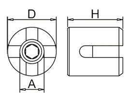 Wire Rope Cross Clamp Drawing Wire Rope Cross Clamp Drawing